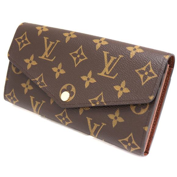 Louis Vuitton Long Wallet Portefeuille Brown Sarah Monogram - Picture 1 of 6